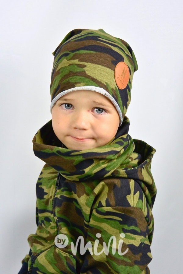 Klasik army houmles čepice s tunelem
