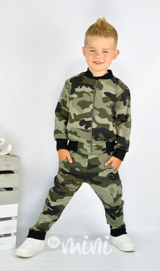 Green army bomber mikina