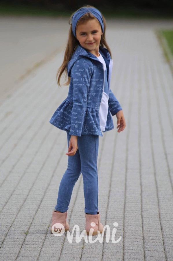 4ks komplet pro dívky jeans