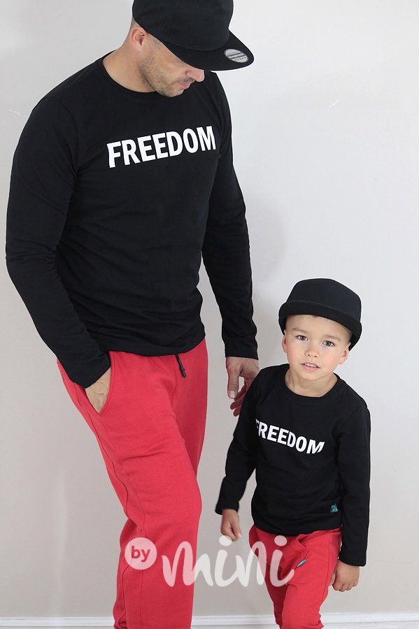 Černé triko "Freedom"