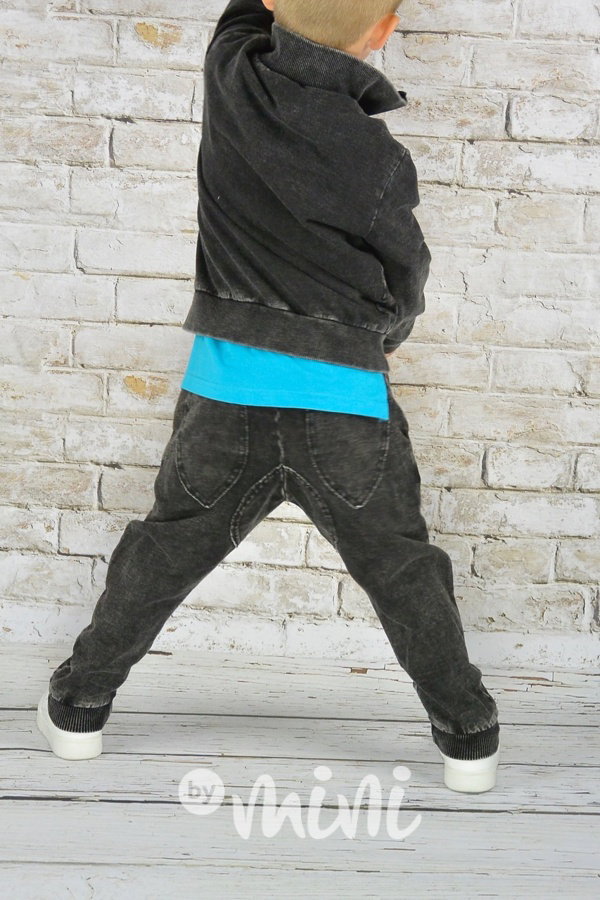 Černé jeans tepláčky
