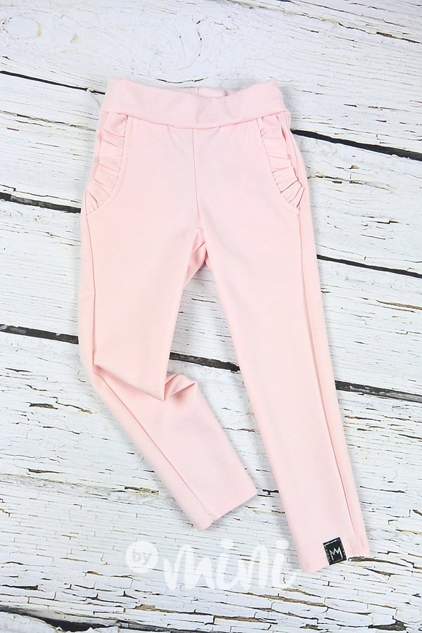 Elegant růžové kalhoty
