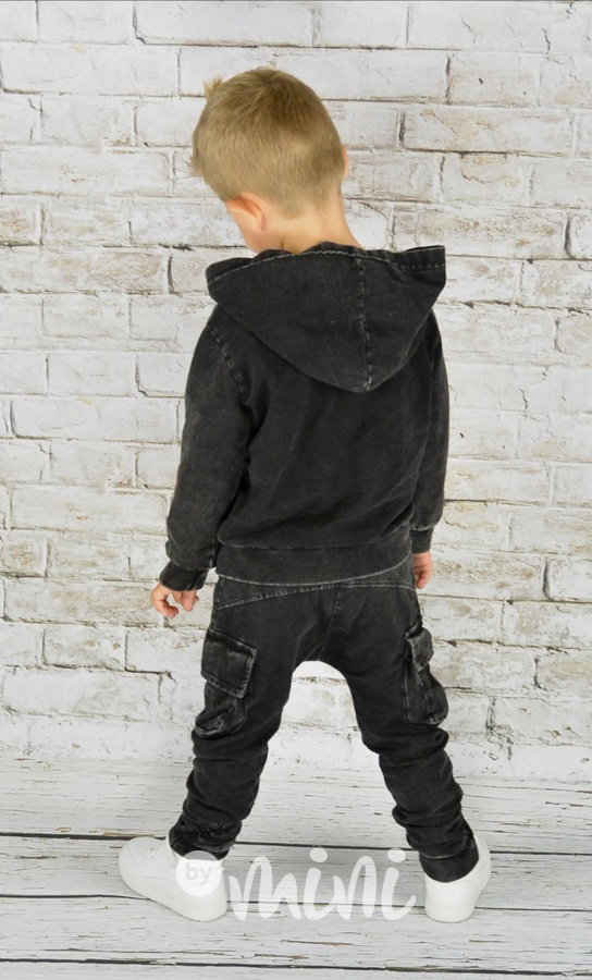 Black jeans mikina