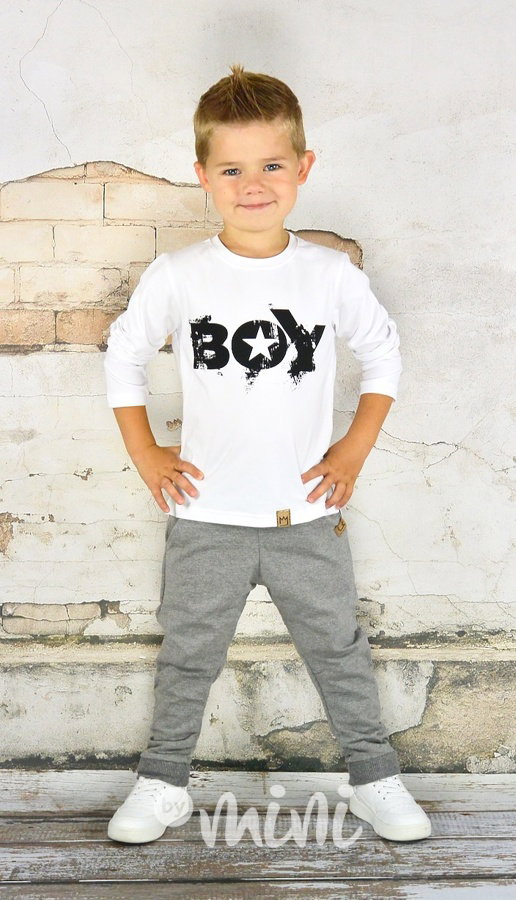 BOY white triko
