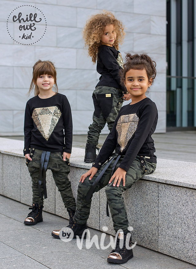 Luxusní army baggy tepláčky