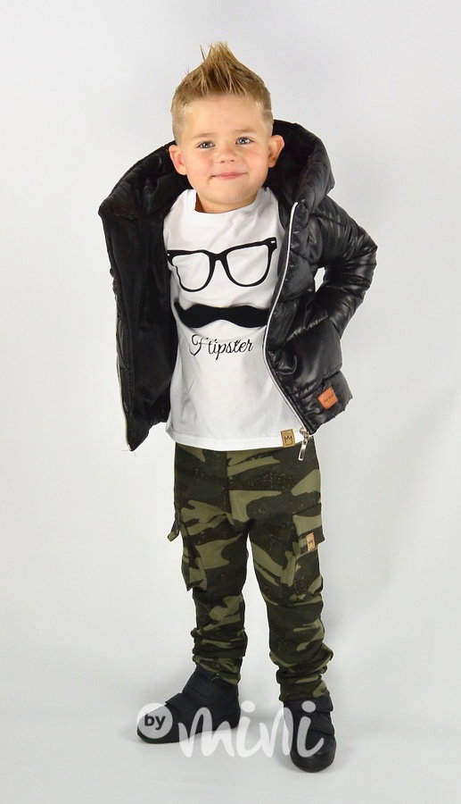 Černá chlapecká bunda