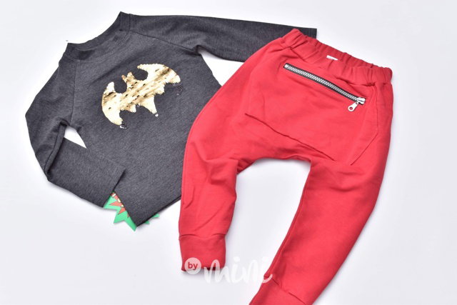 Chlapecký Batman grey set s flitry