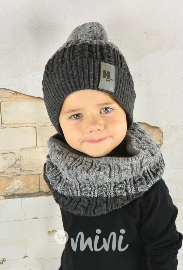 Trojbarevný kulich s nákrčníkem grey