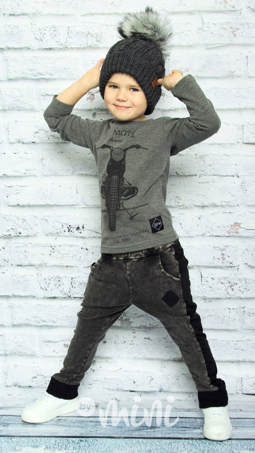 Black jeans tepláčky