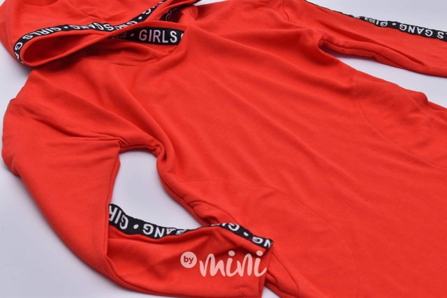 Girls gang tunika red