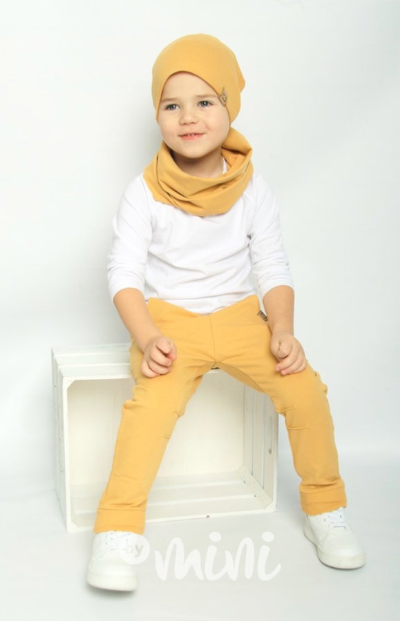 Trojkomplet mustard boy