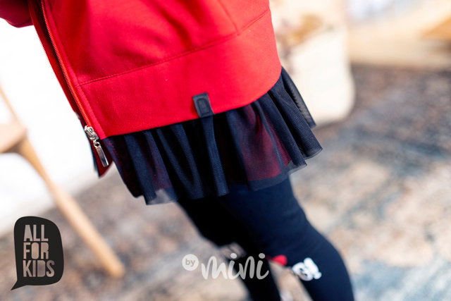 Fashion červená mikina