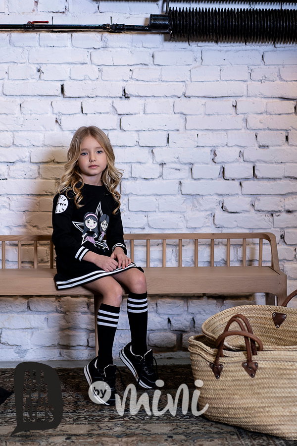 Girls rule šaty černé