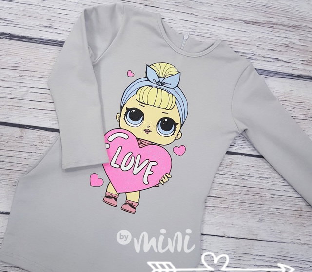 Šedá LOL tunička