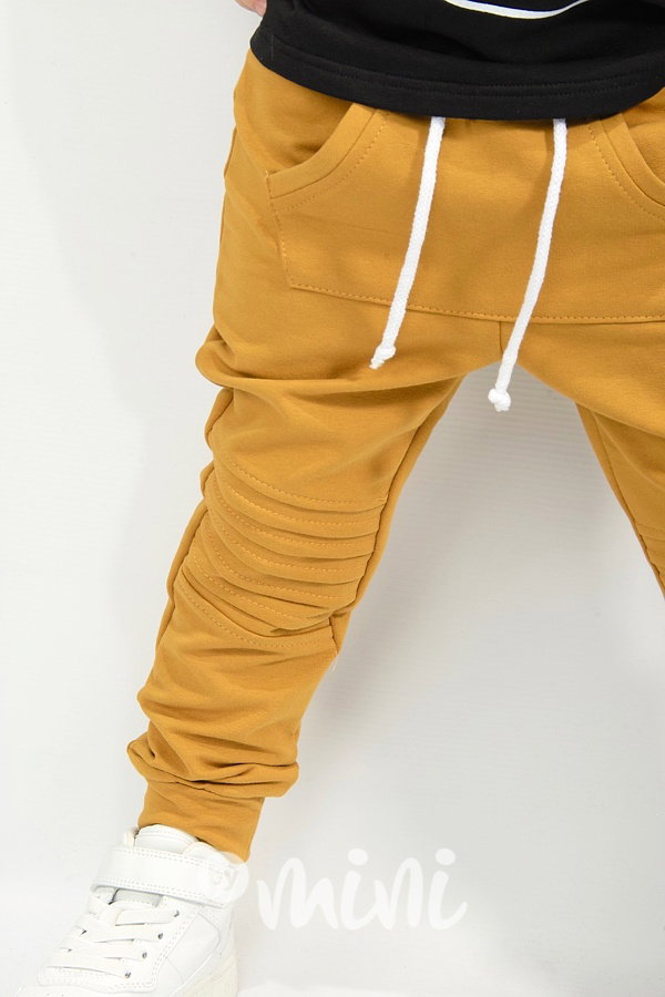 Biker pants mustard