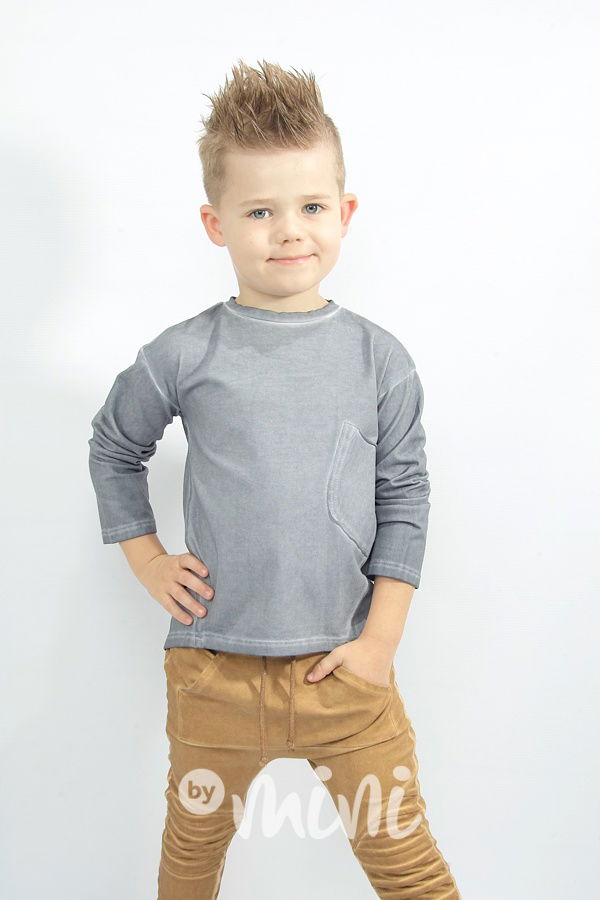 Acid wash triko grey