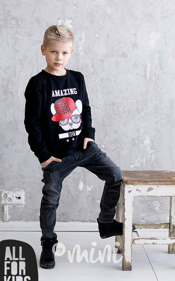 Tmavé ripped jeans