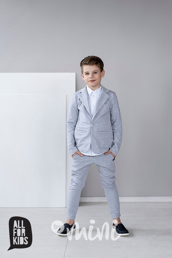 Šedé chlapecké pants
