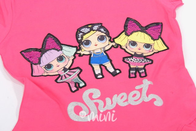 Dětské letní šaty LOL růžové