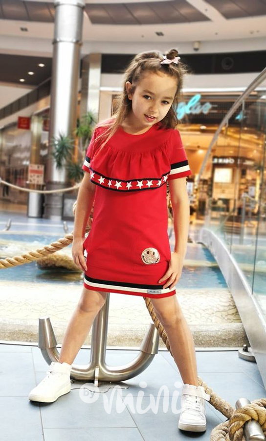 Red marine dress