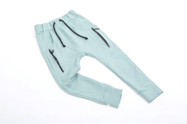 Light mint baggy se zipy