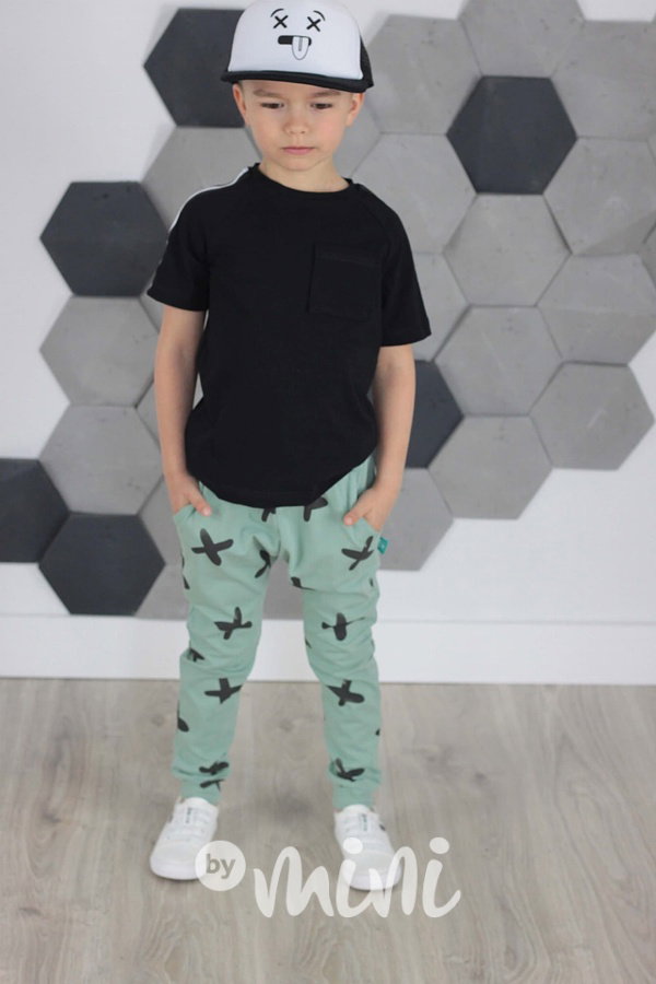 Letní X tepláčky dark mint