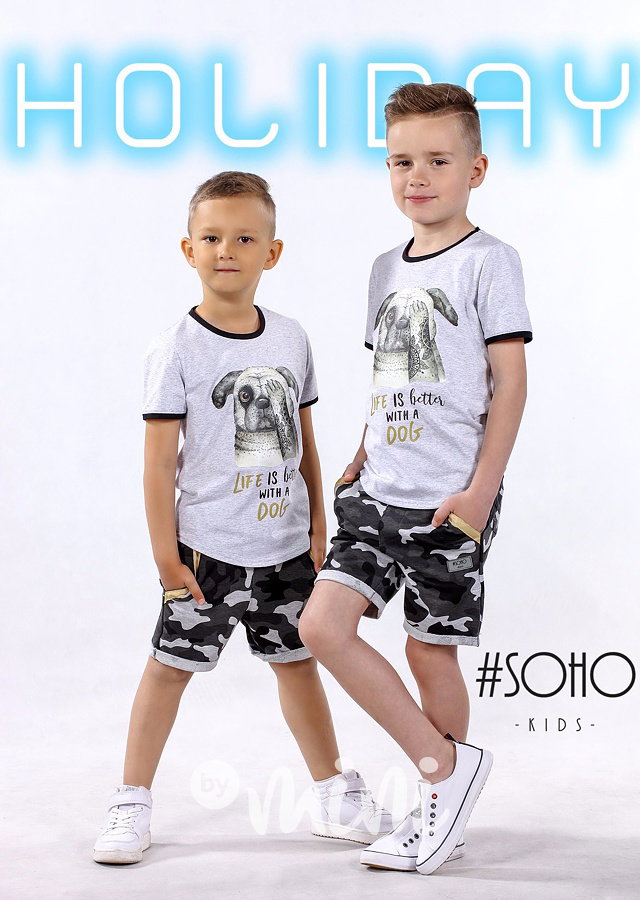 Chlapecký Army set oblečení dog