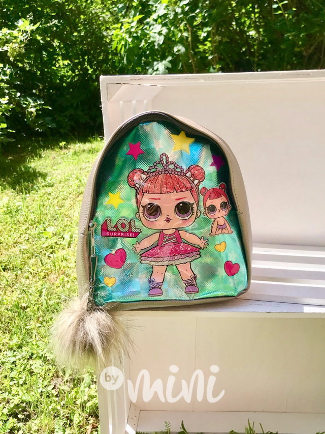 LOL dětský blikající batůžek bronz "princess"