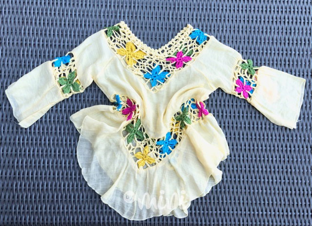 Plážová bikini tunika žlutá