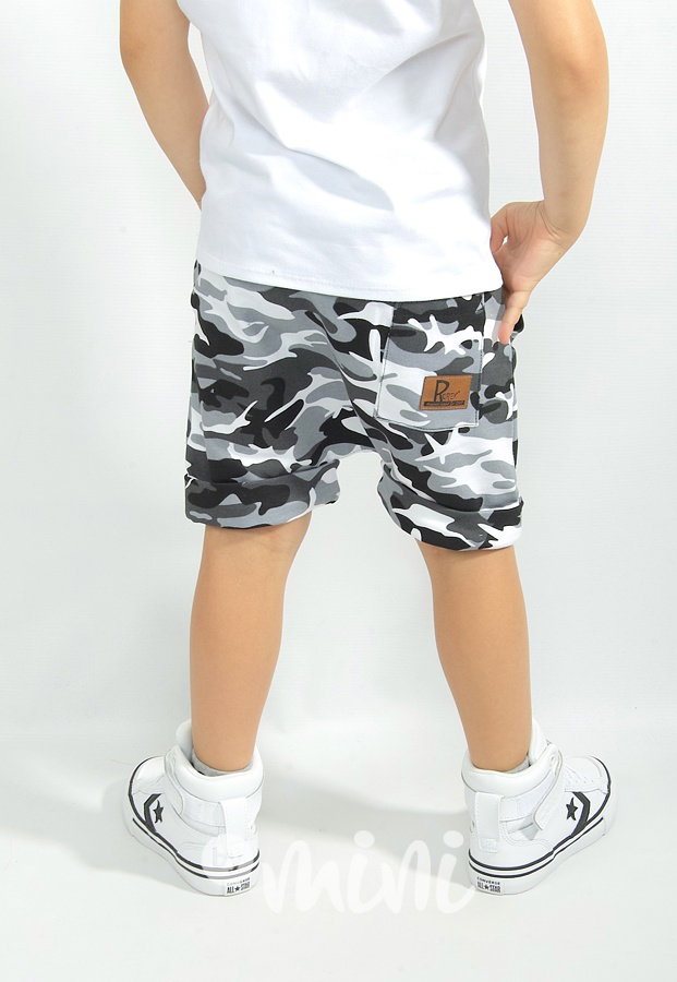 Baggy kraťasy black army