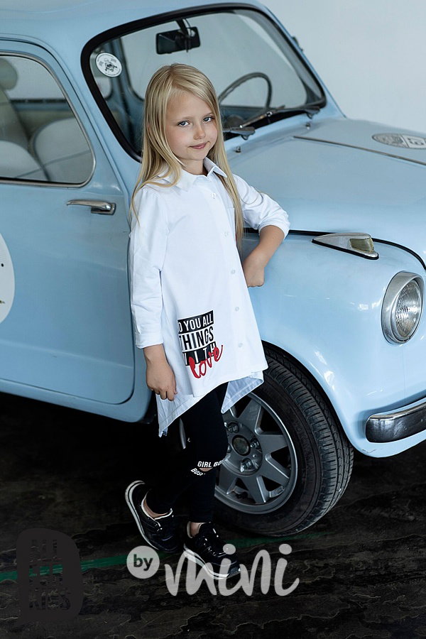 Girl boss košile atyp bílá