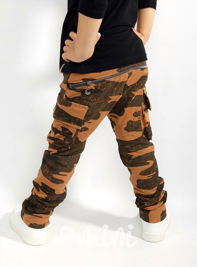 Karamel army baggy kapsáče zip
