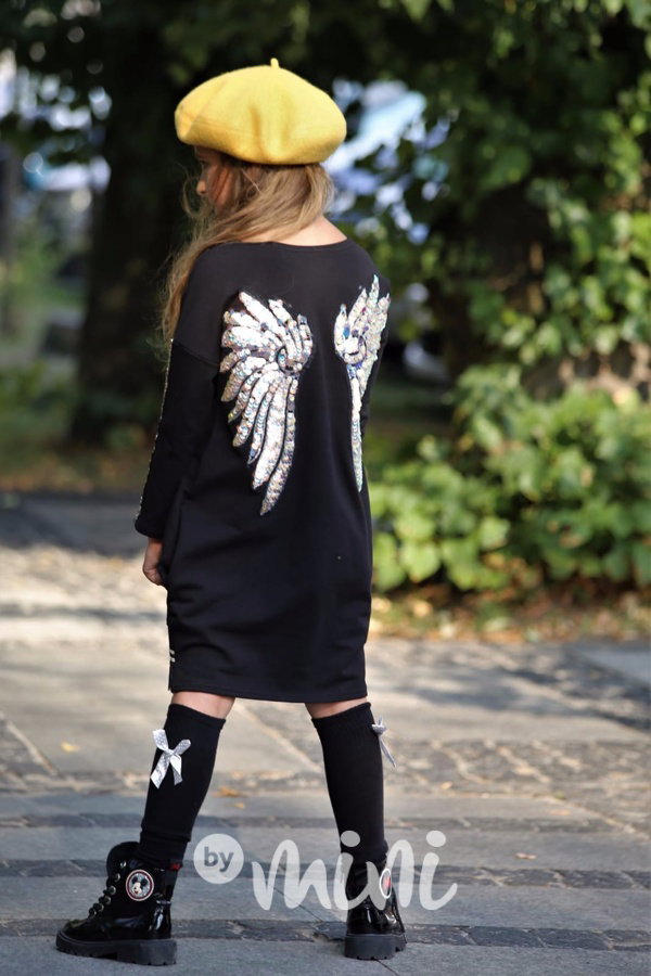 Angel black dress