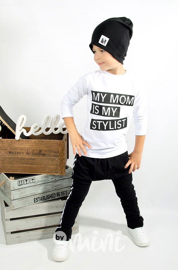 Dvojitá beanie čepka černá