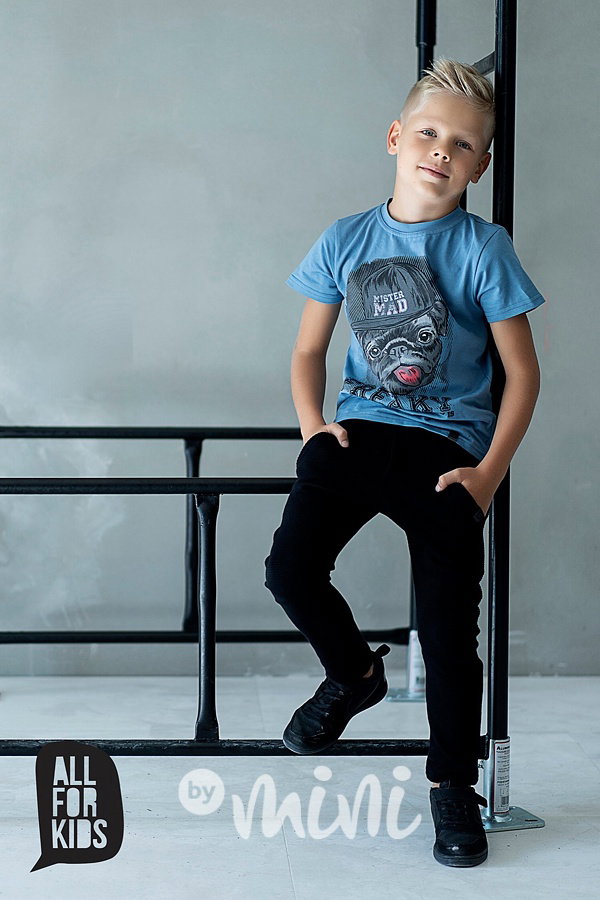 Černé žebrované pants kalhoty
