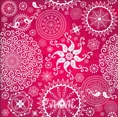Romantic dívčí šaty - magic mandala