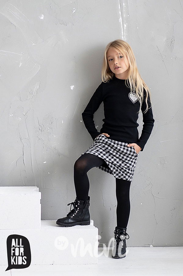 Sukňokraťasy karo look