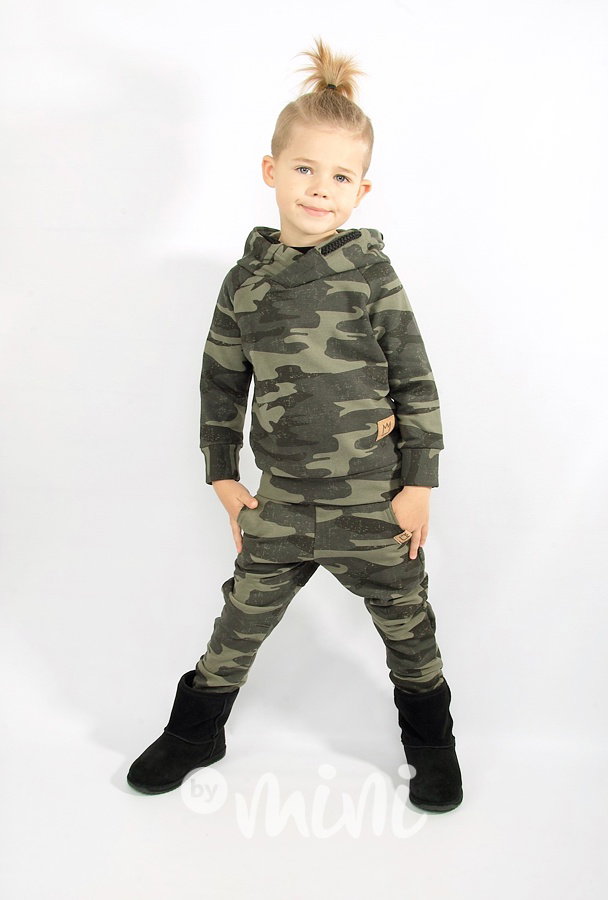 Zateplené army tepláčky