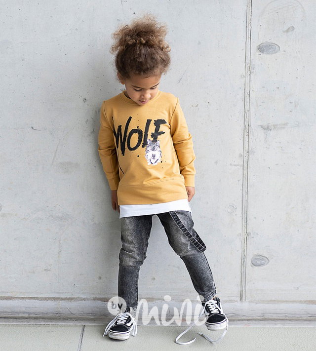*Premium* wolf mikina - mustard