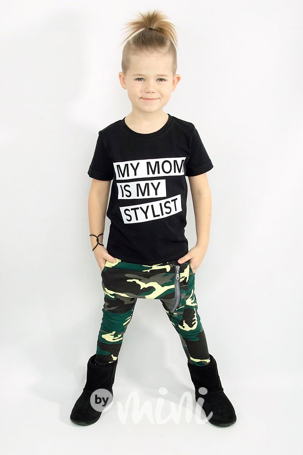 ByMini army baggy set pro mamku a syna