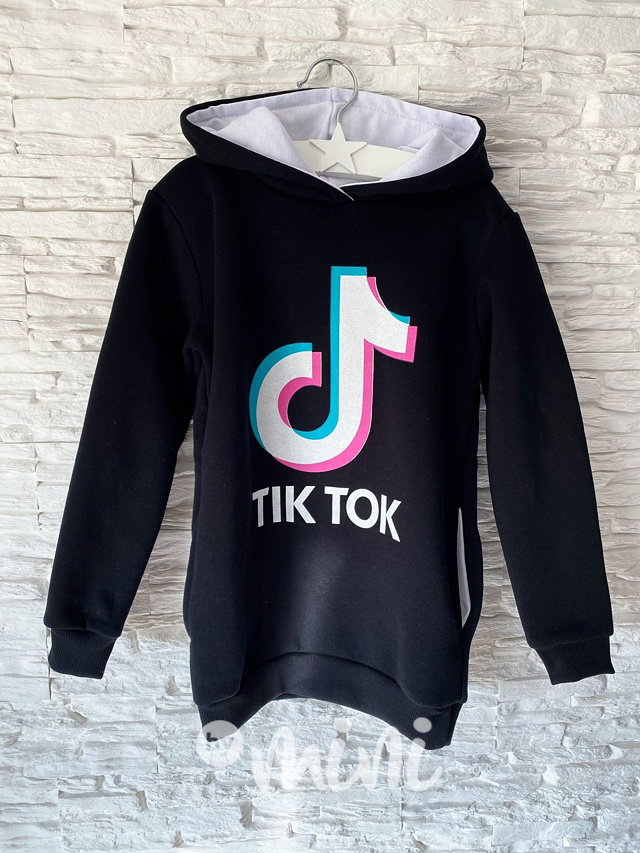 Tik Tok hoodie - černá