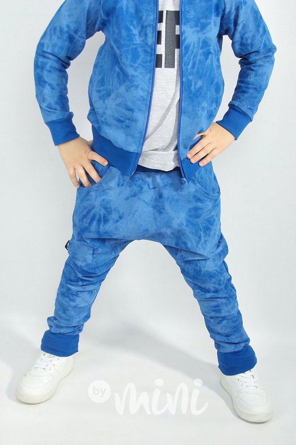 Blue tie dye souprava