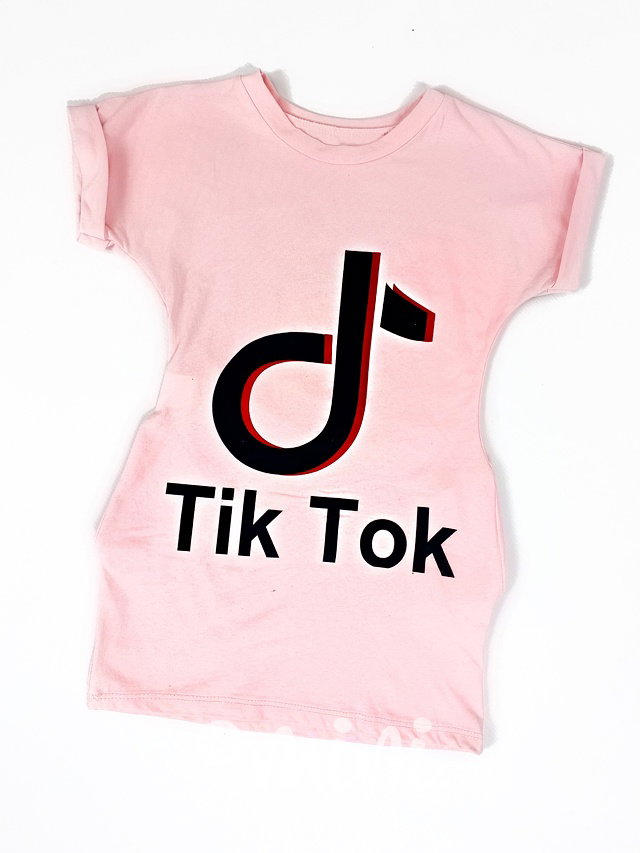 Tik Tok letní tunika - růžová