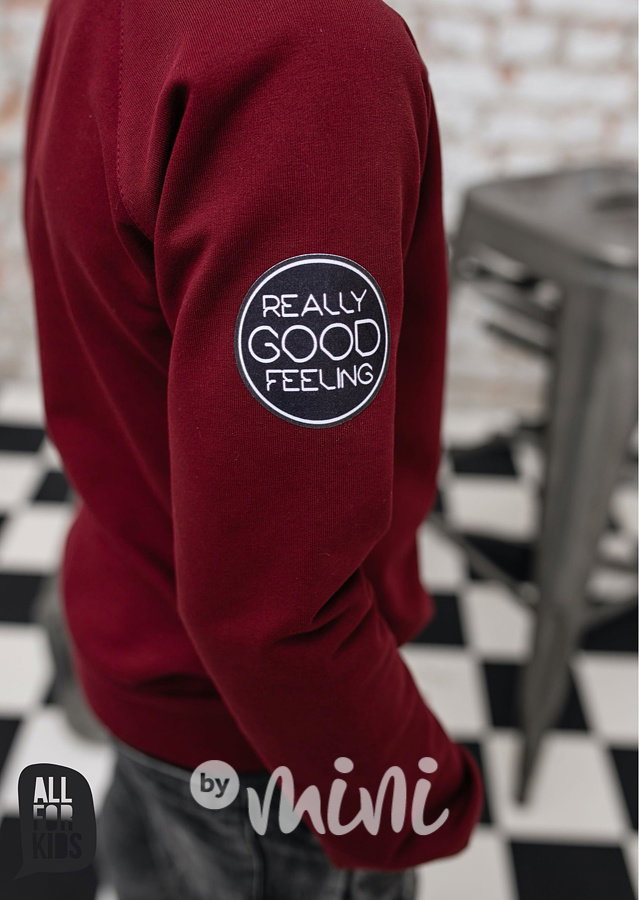 Stay cool mikina - bordo