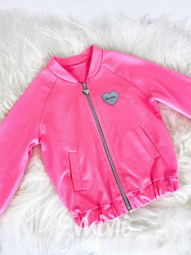 Neon pink mikčobunda