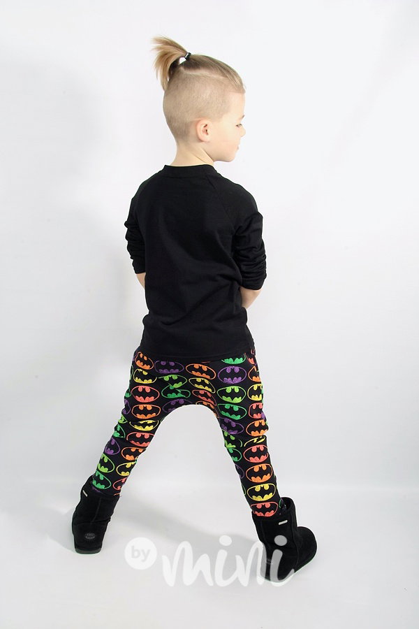 Multicolor batman baggy tepláky