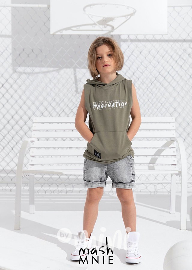 Hoodie blůzka s kapucí khaki *Premium*