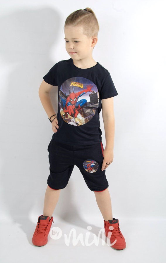 Spiderman letní set - dark blue