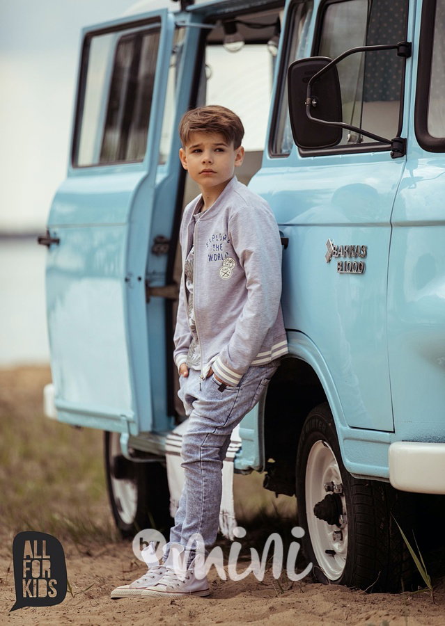 TOP - baggy soft jeans - ice blue