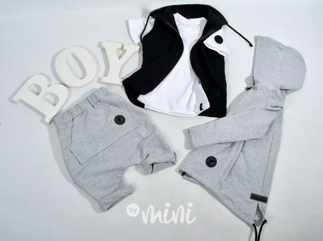 Grey long mikina *DreamDress*